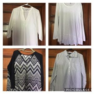 Women’s 4 Tops Blouses 👚 Bundle Size L